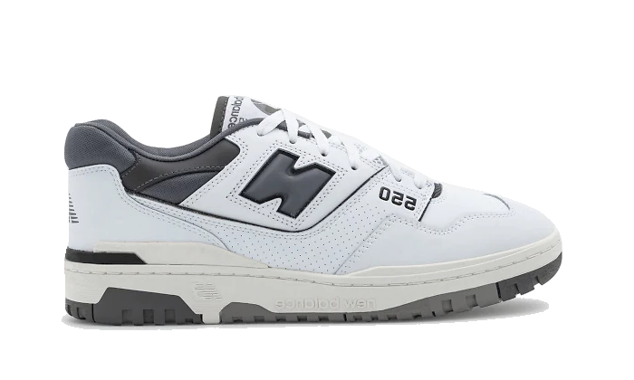 New Balance 550 White Grey Dark Grey