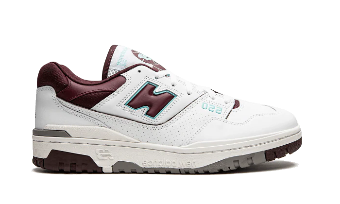 New Balance 550 Burgundy Cyan