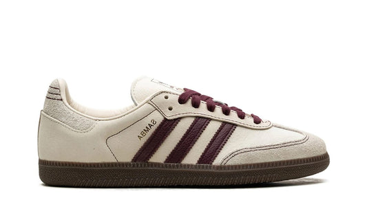 Adidas Samba OG Wonder White Maroon (W)