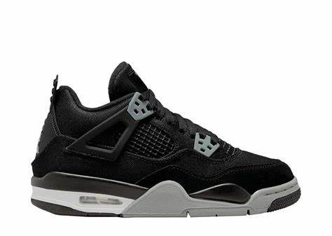 Air Jordan 4 Black Canvas (GS)